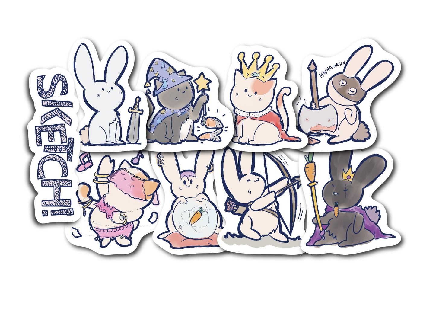 Sketch! Stickers Set